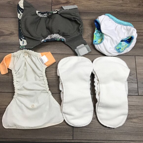 GroVia & EcoAble Cloth Diaper Lot One Size Swimways 24M Swim Diaper Unisex Baby‎ - Picture 7 of 9